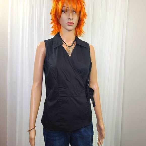Kim Roger's Wrap Shirt  - Picture 1 of 10
